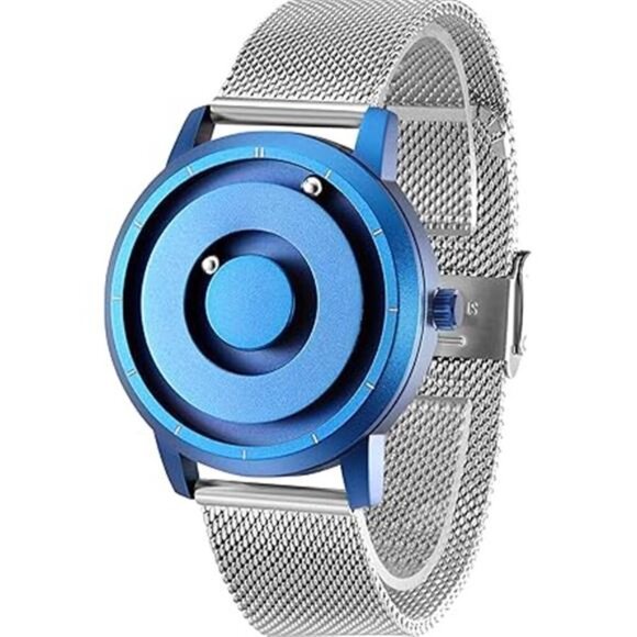 Magnetic Bead Analog Watch - Stainless Steel Strap and Unique Pointer Design - Picture 7 of 7